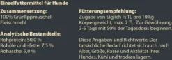 Dehner Wild Nature BARF-Ergänzungsfutter für Hunde Grünlippmuschel