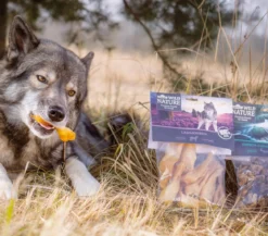 Dehner Wild Nature Hundesnack Hirsch-Lungenwürfel, 200 g