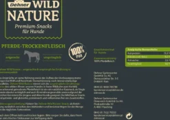 Dehner Wild Nature Hundesnack Pferde-Trockenfleisch