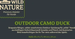 Dehner Wild Nature Hundespielzeug Outdoor Camo Duck