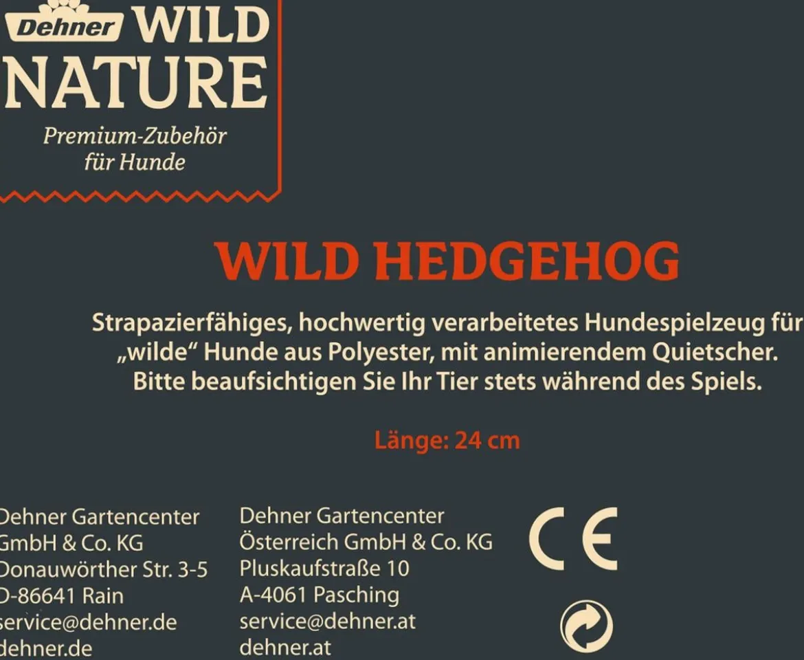 Dehner Wild Nature Hundespielzeug Wild Hedgehog