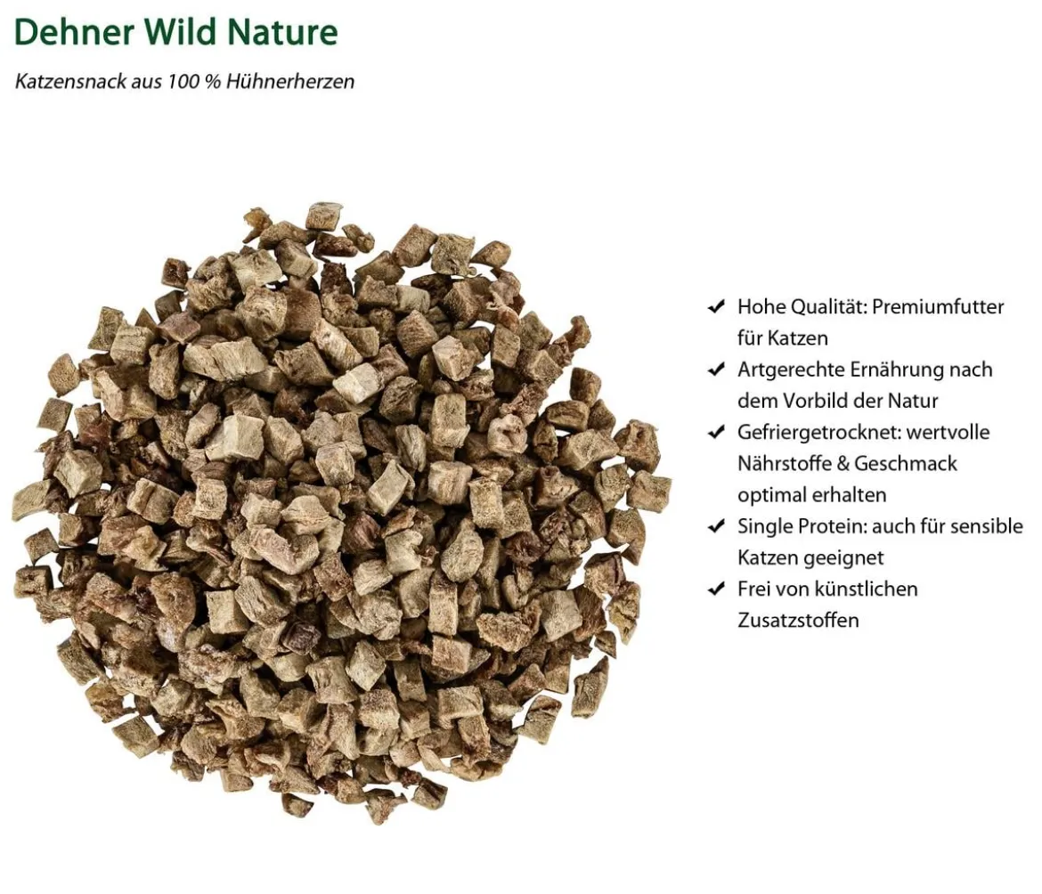 Dehner Wild Nature Katzensnack, gefriergetrocknet