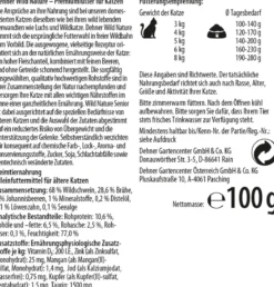 Dehner Wild Nature Nassfutter für Katzen Unterholz Senior, Wildschwein, 16 x 100 g