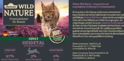 Dehner Wild Nature Nassfutter für Katzen Probier-Set, 8 x 400 g