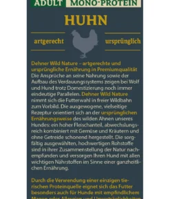 Dehner Wild Nature Nassfutter für Hunde Mono-Protein Adult, Huhn