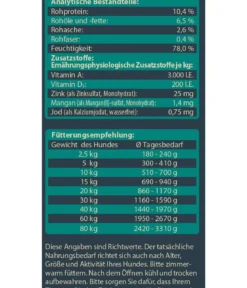 Dehner Wild Nature Nassfutter für Hunde Mono-Protein Adult, Hirsch