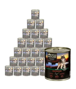 Dehner Wild Nature Nassfutter für Hunde Hochmoor Adult, Ente