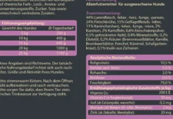 Dehner Wild Nature Nassfutter für Hunde Probier-Set, 6 x 400 g