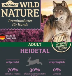 Dehner Wild Nature Nassfutter für Hunde Heidetal Adult, 11 x 150 g