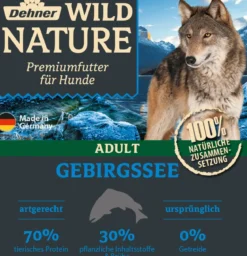 Dehner Wild Nature Nassfutter für Hunde Gebirgssee Adult, 11 x 150 g