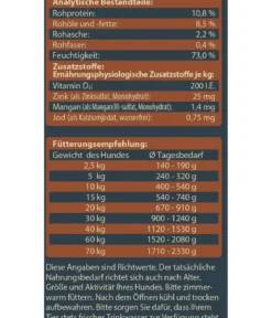 Dehner Wild Nature Nassfutter für Hunde Mono-Protein Adult, Rind