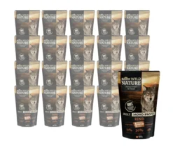 Dehner Wild Nature Nassfutter für Hunde Mono-Protein Adult, Rind