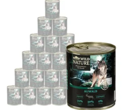 Dehner Wild Nature Nassfutter für Hunde Auwald Adult, 400 g/800 g