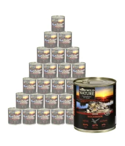 Dehner Wild Nature Nassfutter für Hunde Hochmoor Senior, Ente
