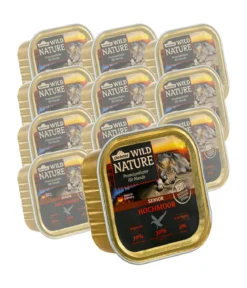 Dehner Wild Nature Nassfutter für Hunde Hochmoor Senior, 11 x 150 g