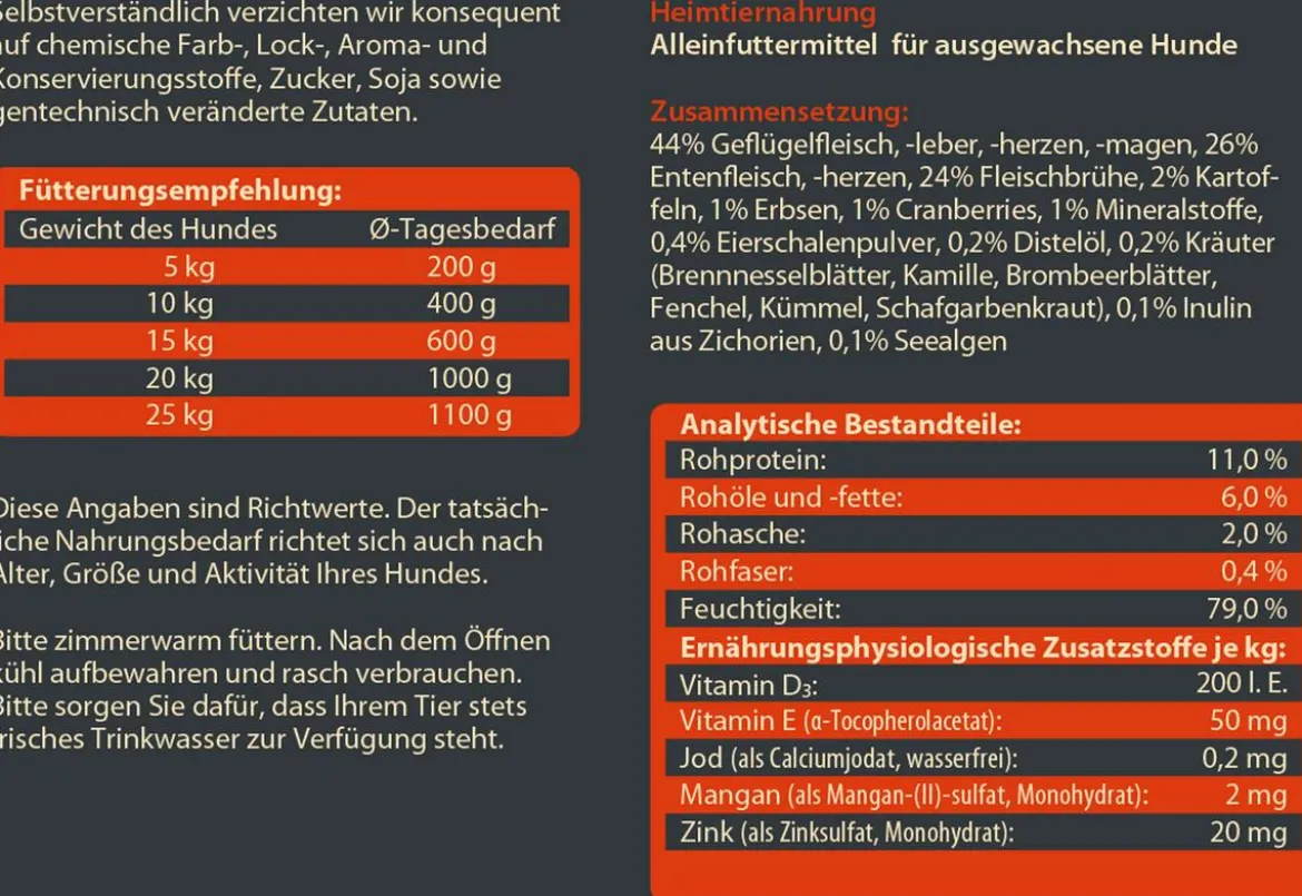 Dehner Wild Nature Nassfutter für Hunde Probier-Set, 6 x 800 g