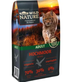 Dehner Wild Nature Trockenfutter für Katzen Hochmoor Adult, Ente