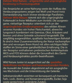 Dehner Wild Nature Trockenfutter für Hunde Hochmoor Junior
