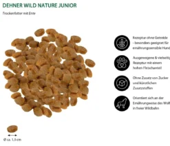 Dehner Wild Nature Trockenfutter für Hunde Hochmoor Junior