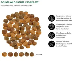Dehner Wild Nature Trockenfutter für Hunde Probier-Set, 6 x 1 kg