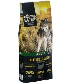 Dehner Wild Nature Trockenfutter für Hunde Hügelland Adult, Truthahn
