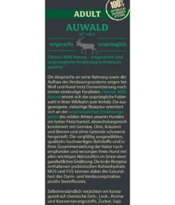 Dehner Wild Nature Trockenfutter für Hunde Auwald Kleine Krokette Adult, Wild