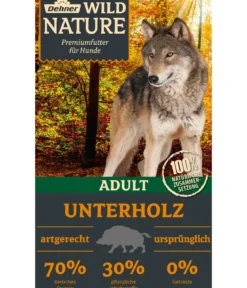 Dehner Wild Nature Trockenfutter für Hunde Unterholz Adult