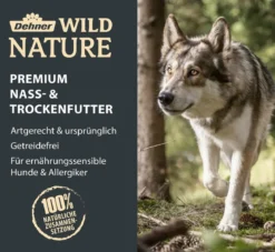 Dehner Wild Nature Trockenfutter für Hunde Auwald Adult, Wild
