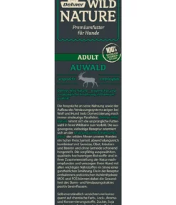 Dehner Wild Nature Trockenfutter für Hunde Auwald Adult, Wild