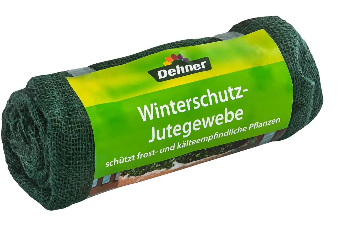 Dehner Winterschutz-Jutegewebe mit Dekor, ca. L300/B105 cm