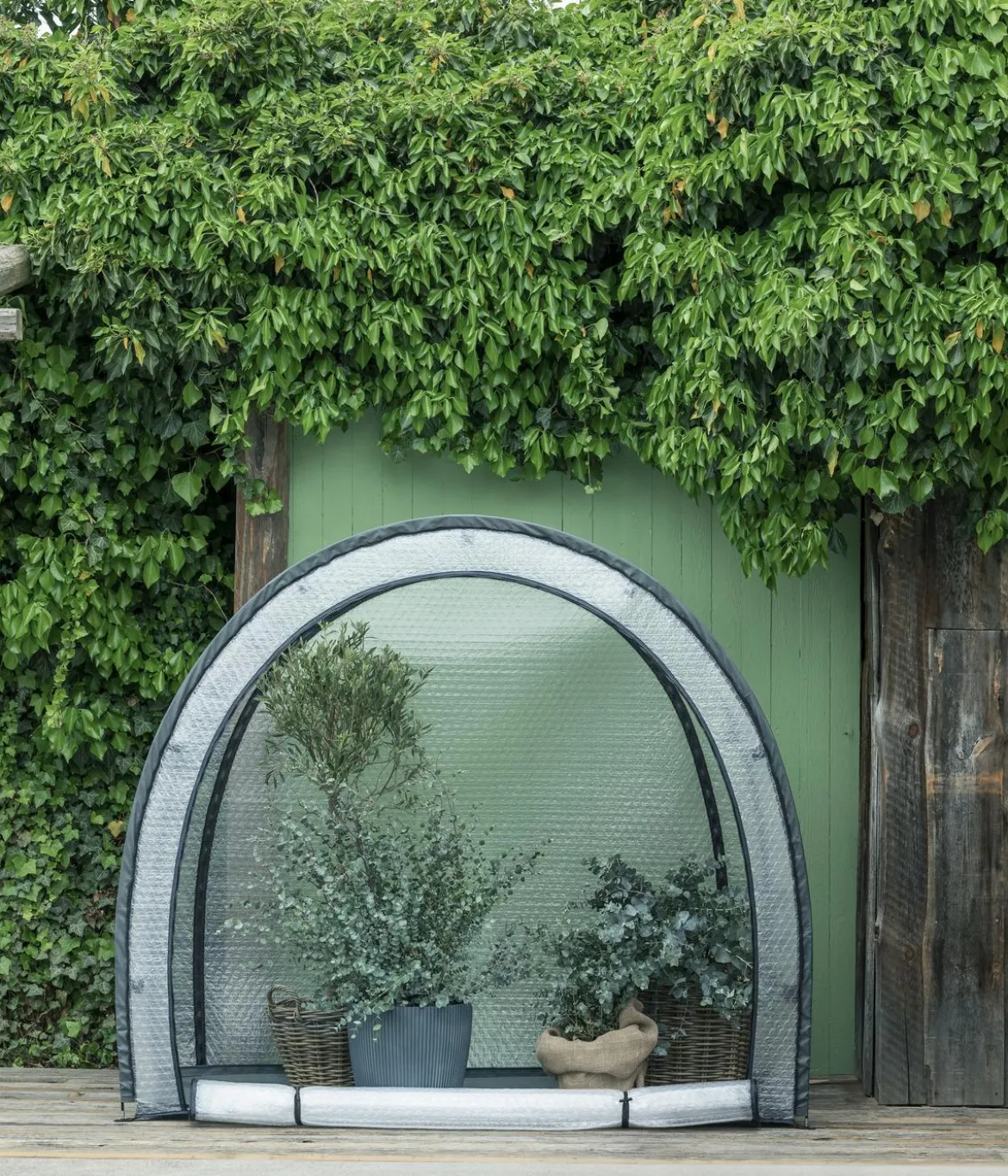 Dehner Winterschutzzelt Midgard, transparent, ca. B180/H172/T80 cm