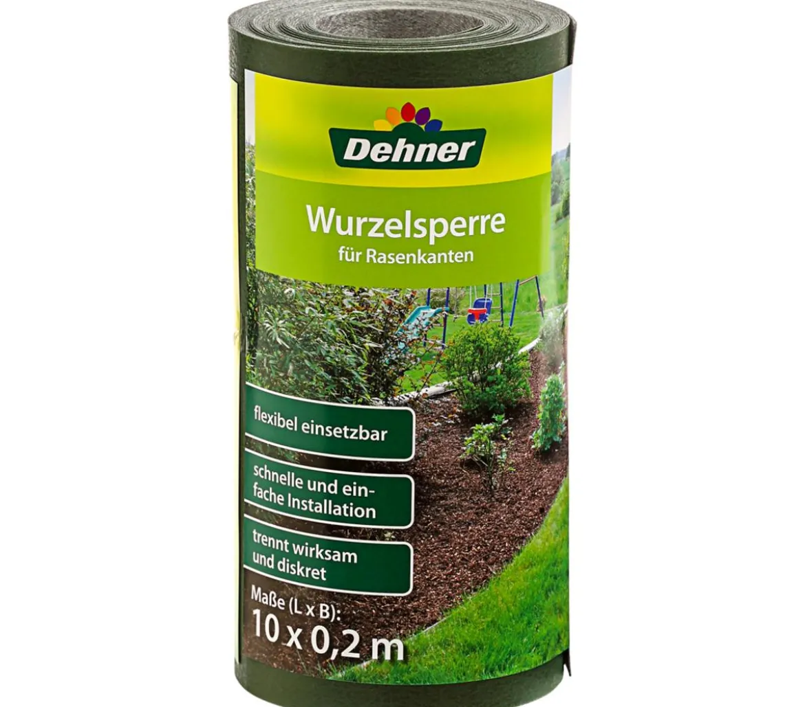 Dehner Wurzelsperre für Rasenkanten, ca. B20cm/L10m