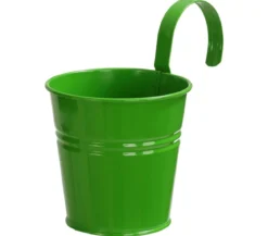 Dehner Zinktopf mit Bügelhalter, rund