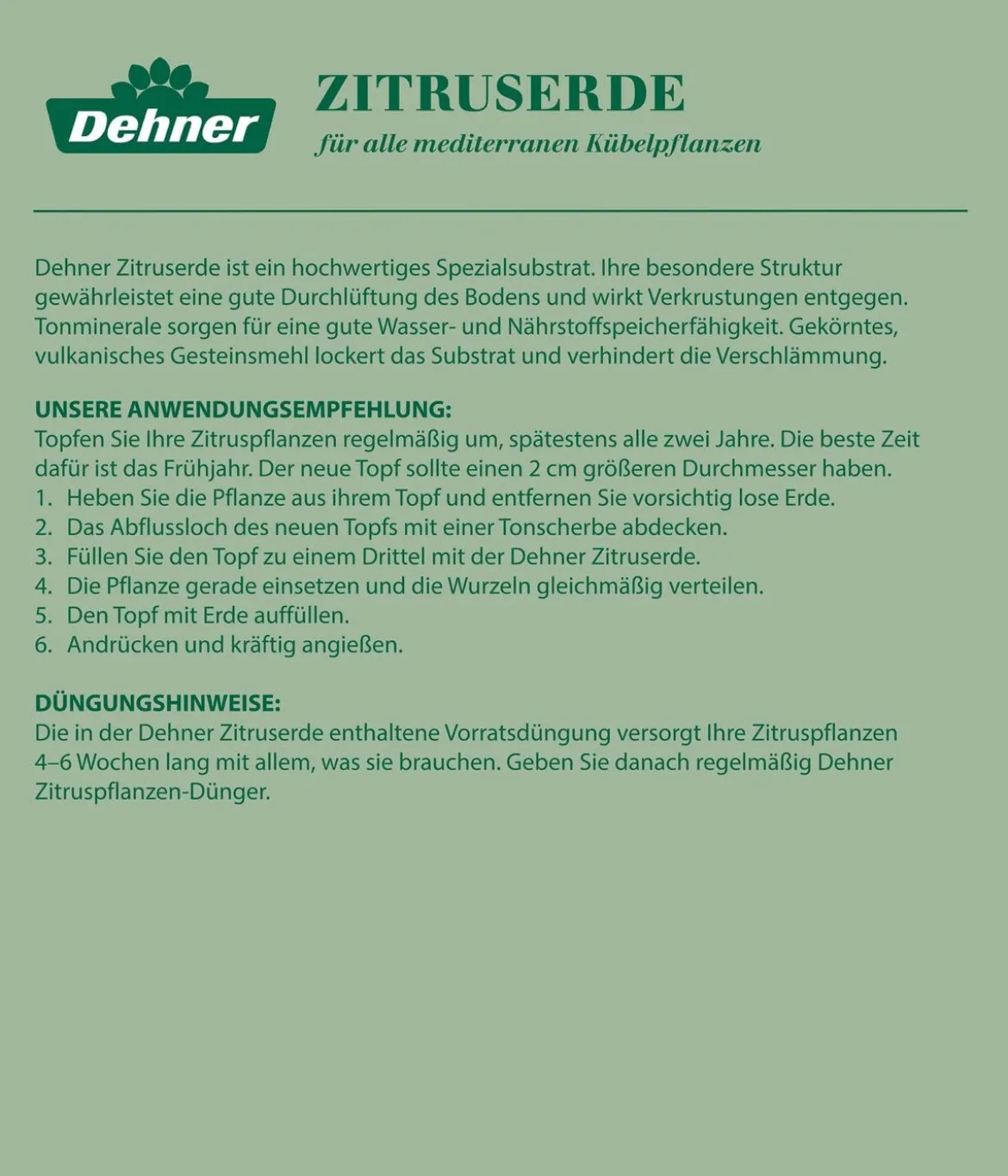 Dehner Zitruserde