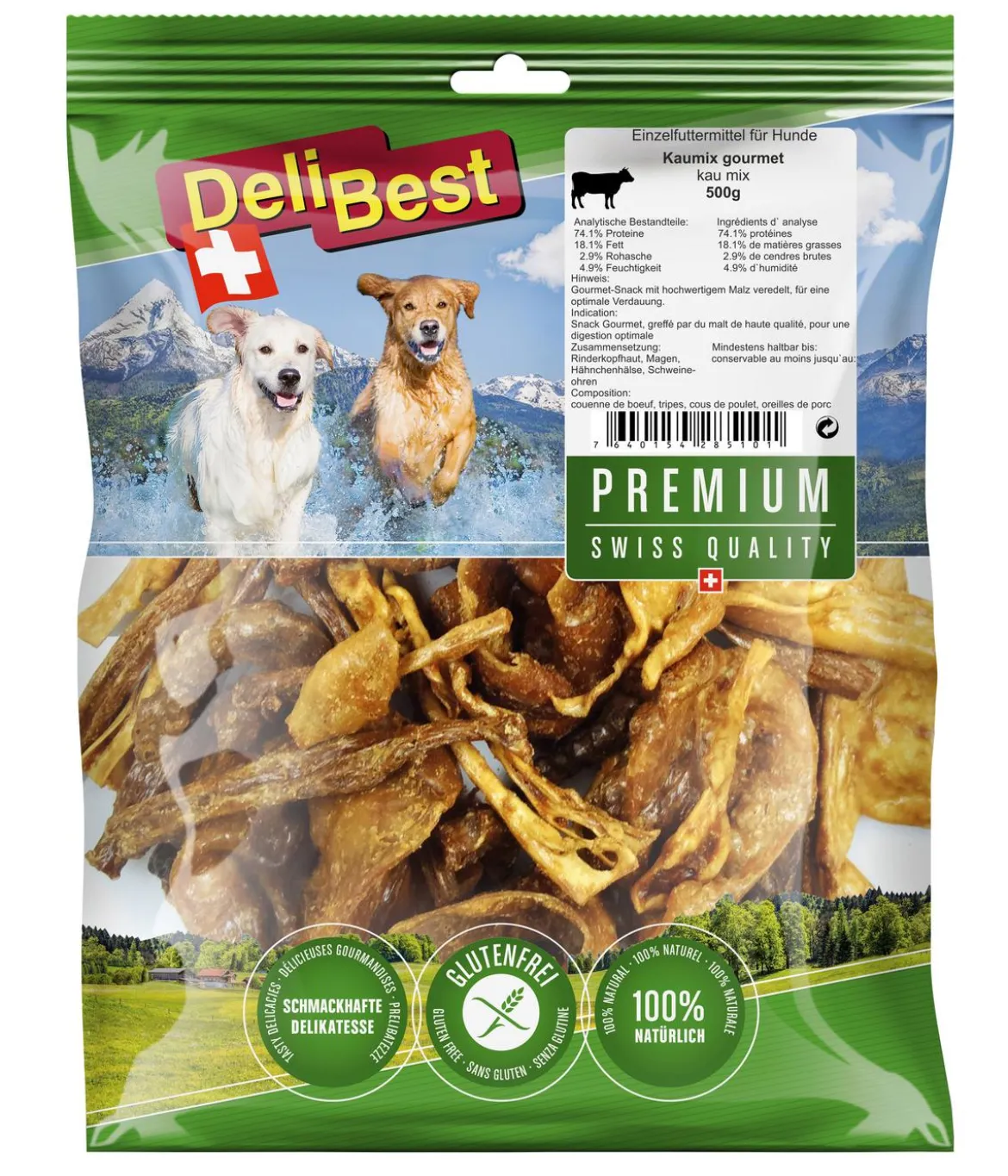 DeliBest Premium Hundesnack Kaumix, 500 g
