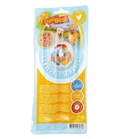 DeliBest Sensi Pet Nassfutter für Hunde Adult, Fleischrolle, 2 x 400 g