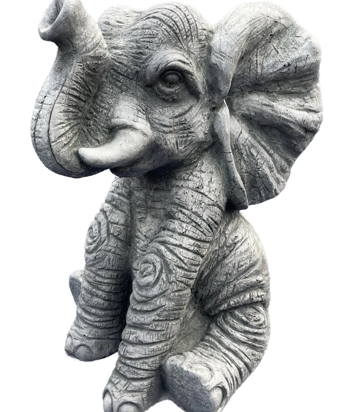 Denscho Steinfigur Lustiger Elefant, ca. H30 cm