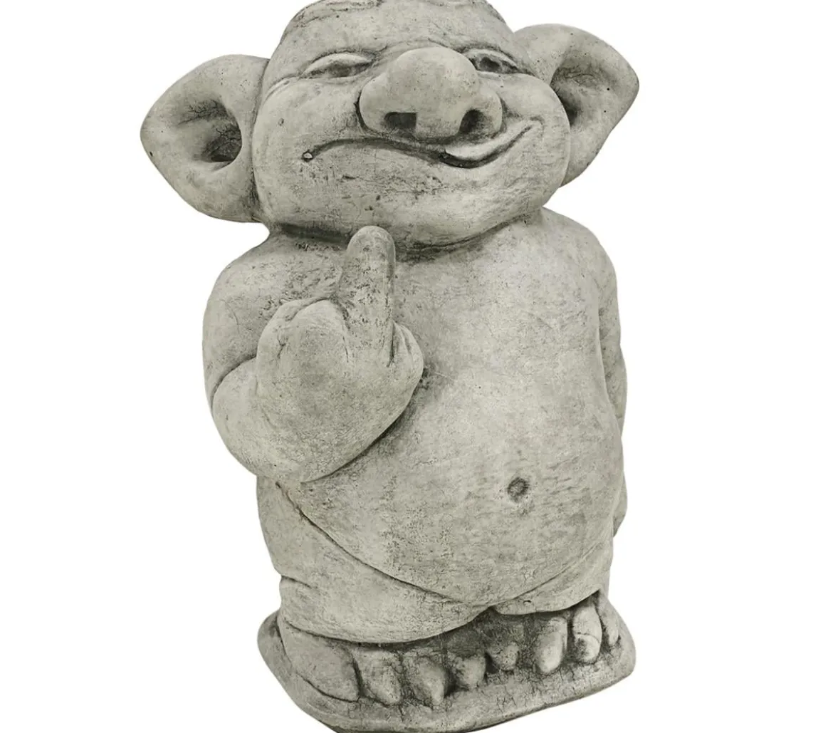 Denscho Stein-Troll Stinkefinger, 14 x 19 x 25 cm