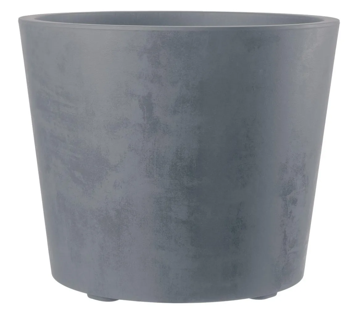 Deroma Kunststoff-Topf Millenium mit Wassereservoir, rund, ca. Ø59/H49,5 cm