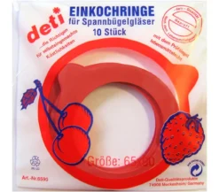 deti Einkochring für Spannbügelgläser, Ø65/90 mm, 10er-Set