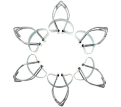 deti Verschlussbügel für Einmachgläser, 6er-Set