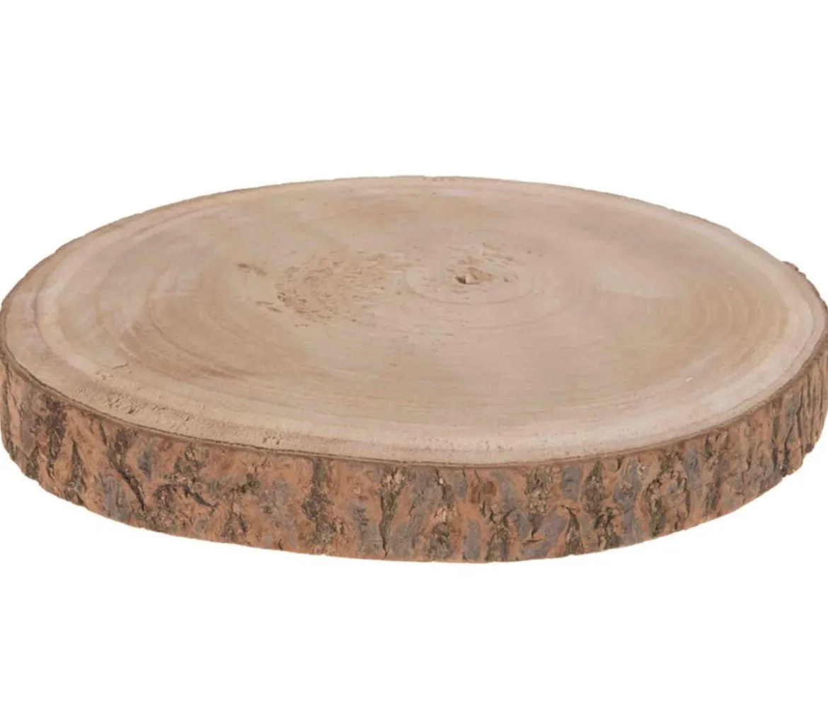 DIJK Holzscheibe, ca. Ø30 cm