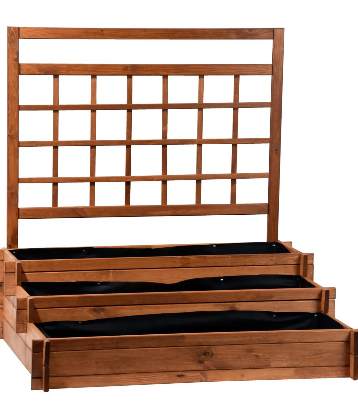 dobar Holz-Hochbeet Peru mit Rankspalier, ca. B110/H115/T88 cm