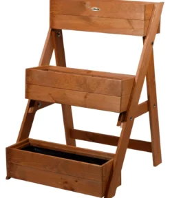 dobar Holz-Pflanztreppe, ca. B70/H90/T60 cm