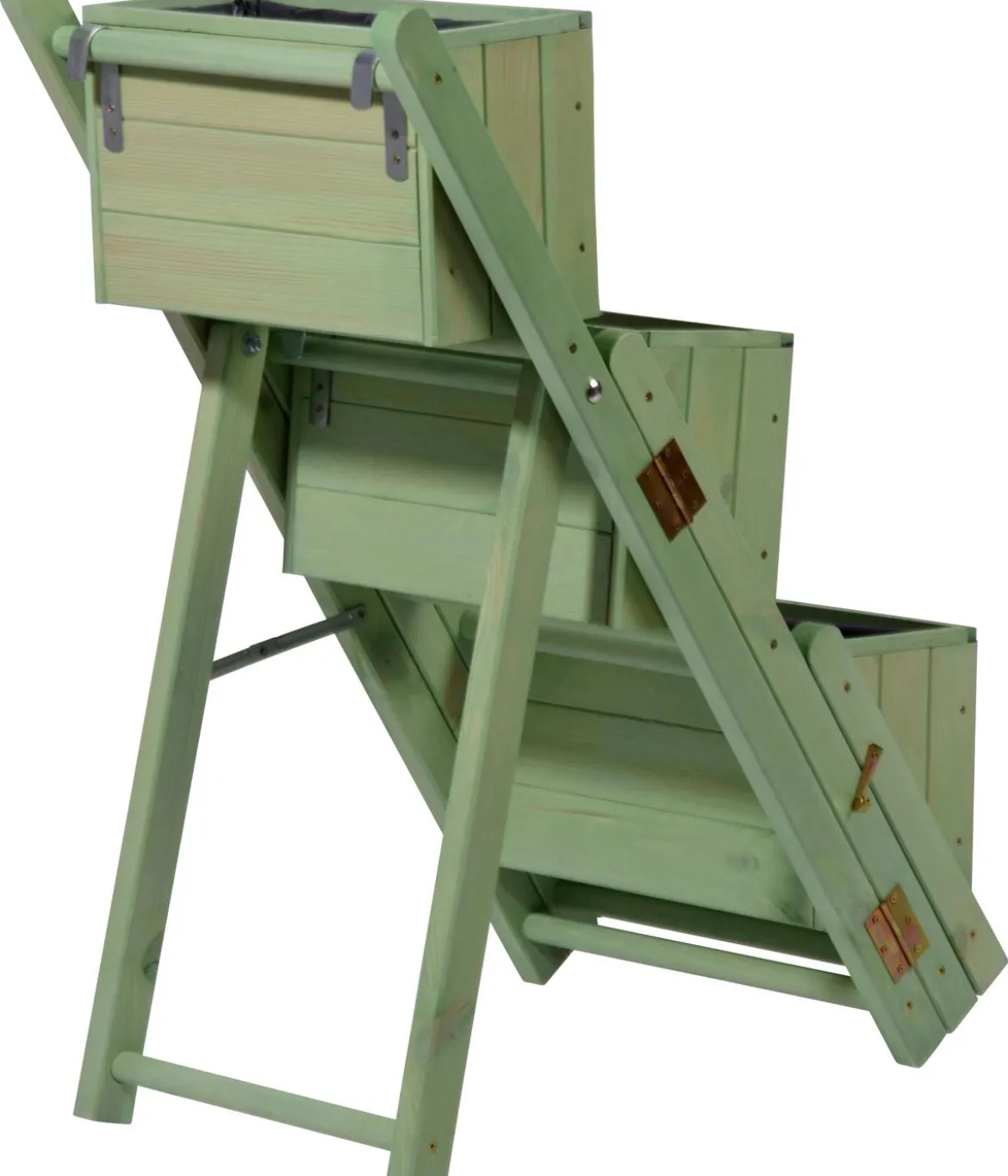 dobar Holz-Pflanztreppe klappbar, ca. B41/H85/T55 cm