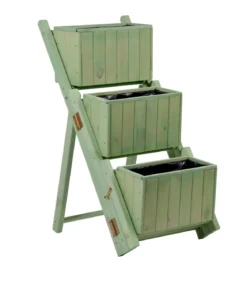 dobar Holz-Pflanztreppe klappbar, ca. B41/H85/T55 cm