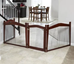 dobar® petlife Design-Hundekäfig, braun, ca. B59/H82,5/T57 cm