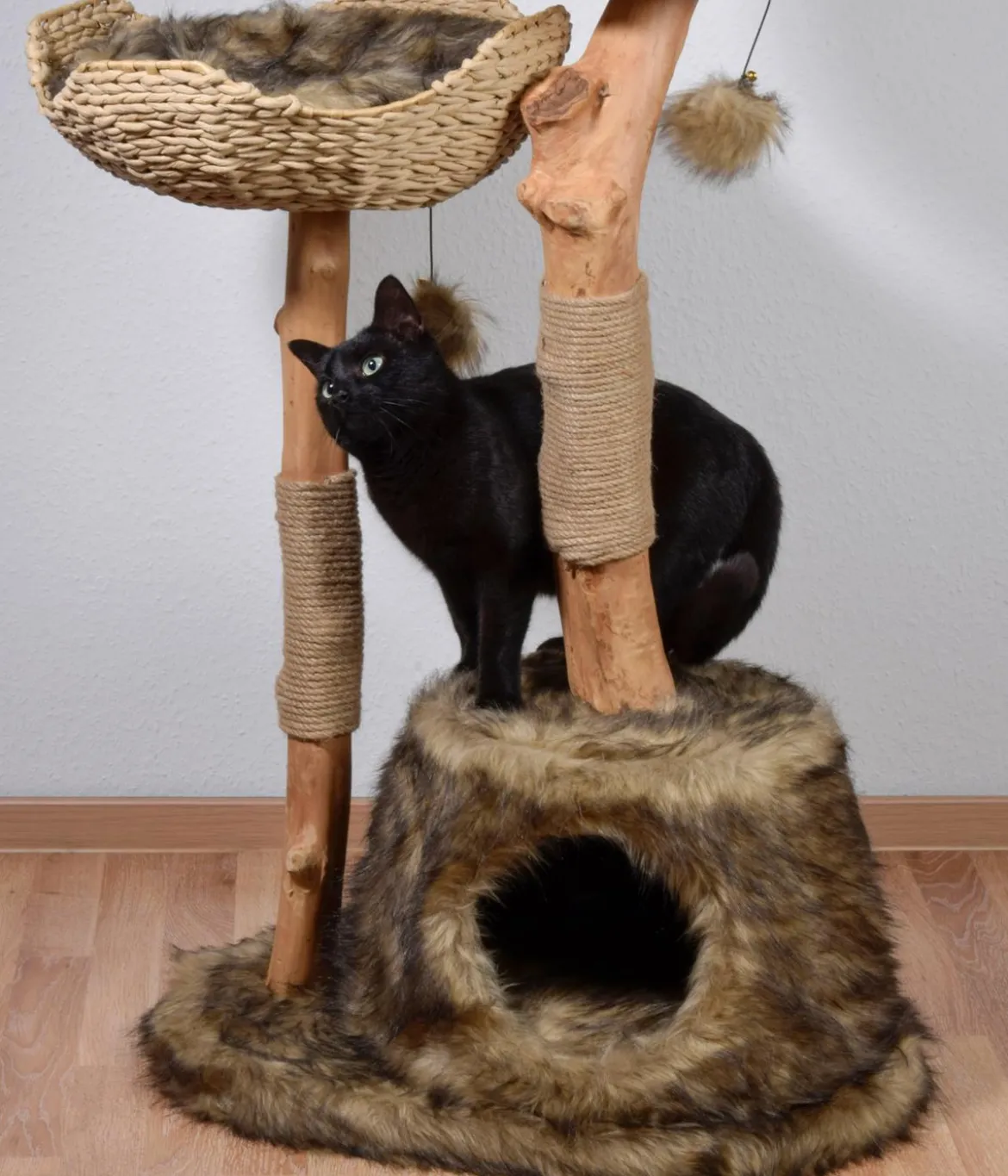 dobar® petlife Design-Katzenmöbel Tony, ca. B60/H111/T45 cm