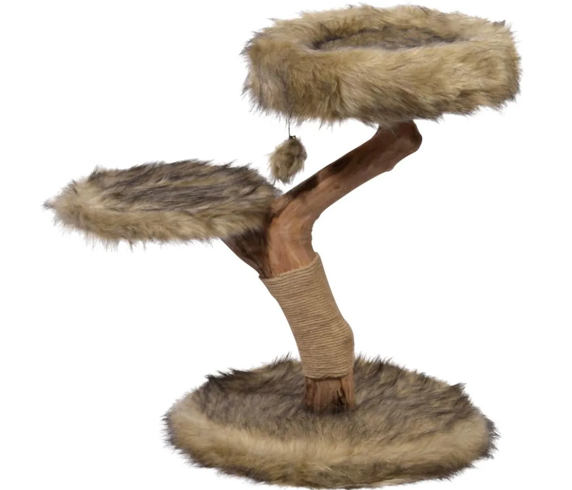 dobar® petlife Design-Kratzbaum Jimmy, braun, ca. B50/H78/T50 cm
