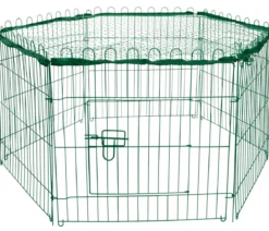 dobar® petlife Freilaufgehege mit Netz, ca. B112/H56/T98 cm